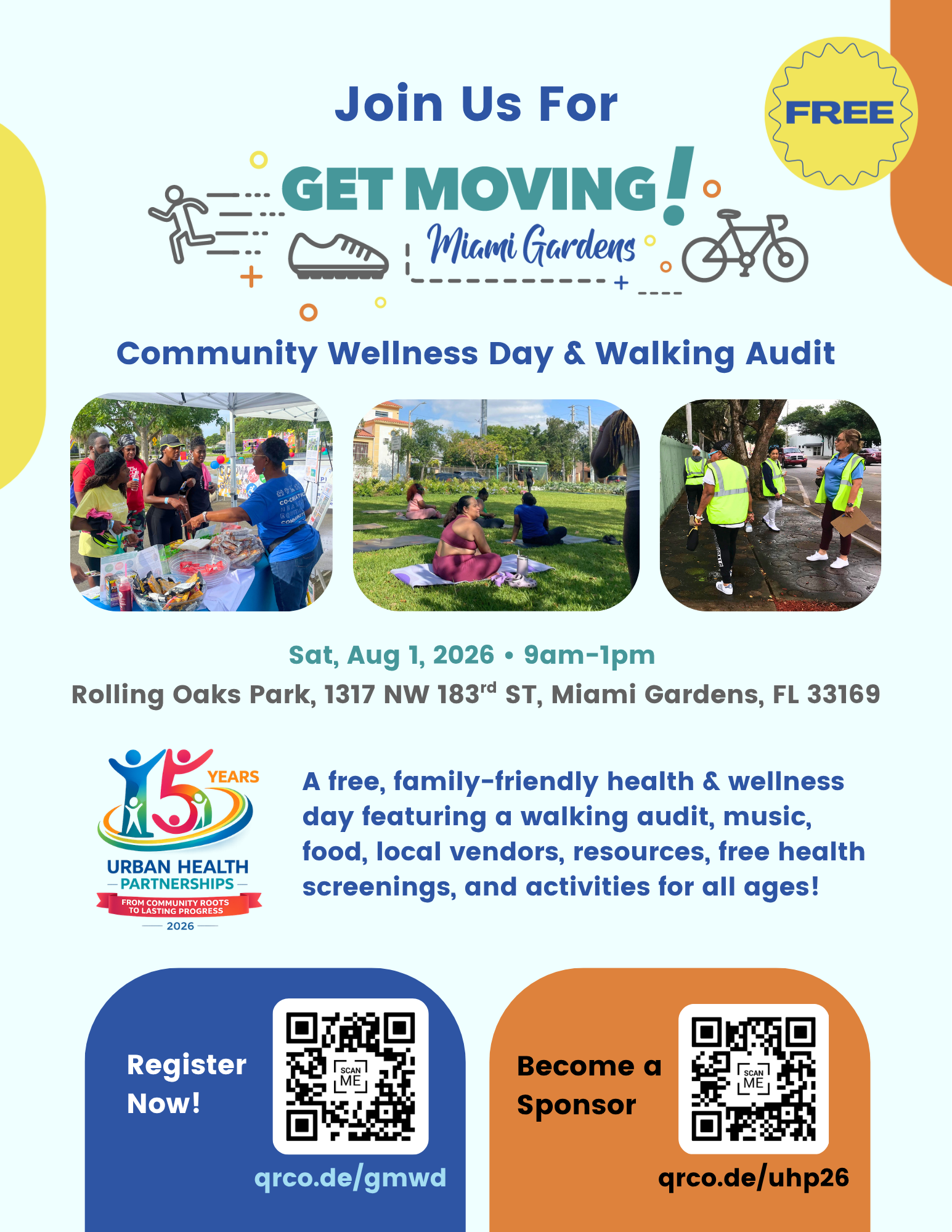 Get Moving Miami Gardens event flyer